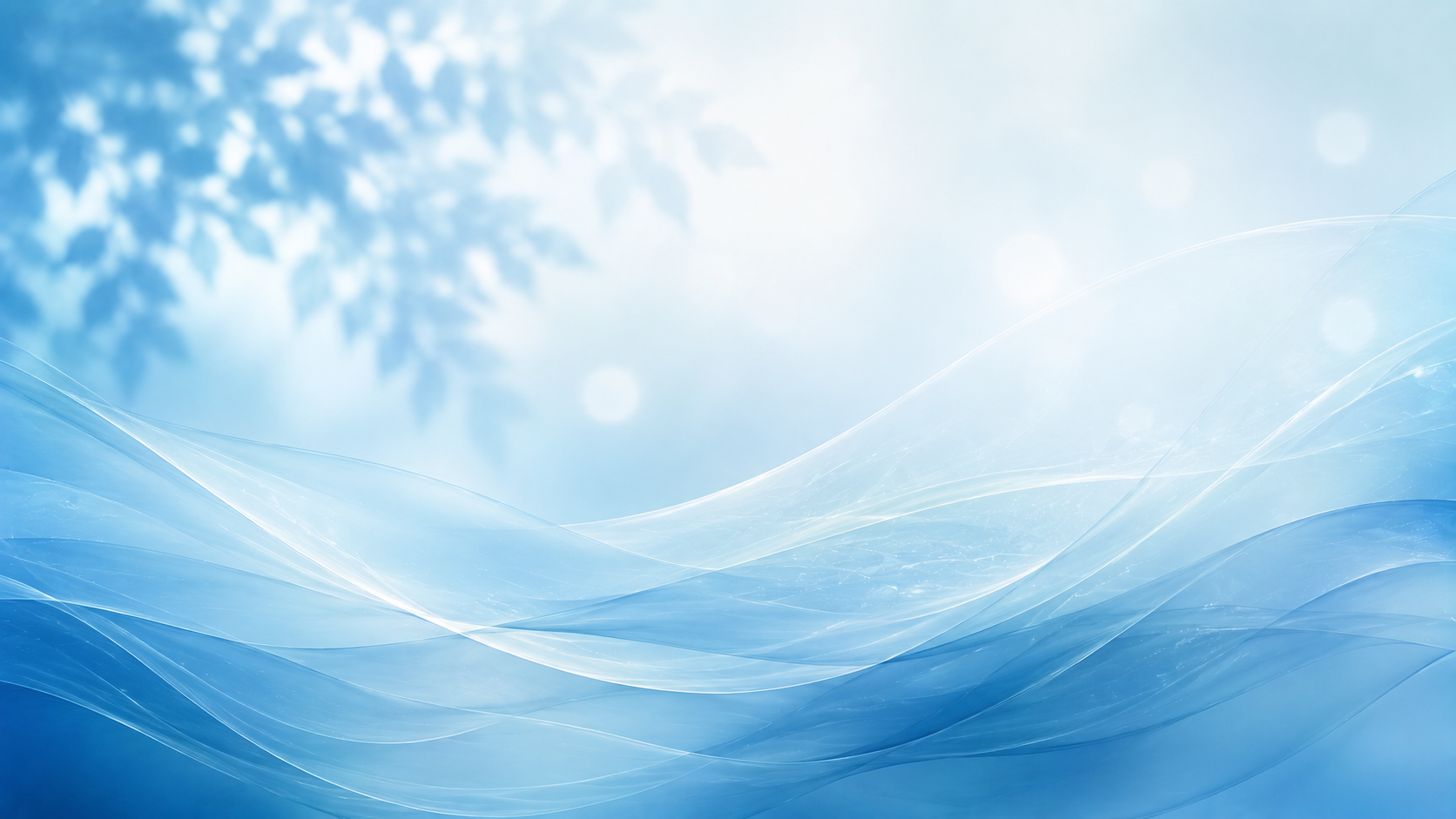 Fond décoratif bleu aux courbes fluides