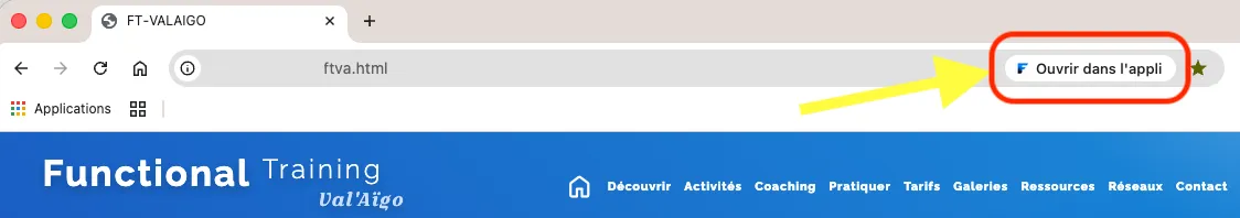 Chrome Mac - étape 4 : confirmer l'installation