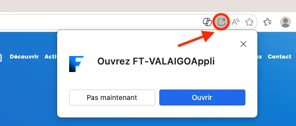 Edge Mac - étape 4 : confirmer l'installation
