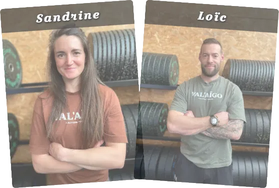 Photo des Coachs Sandrine et Loïc