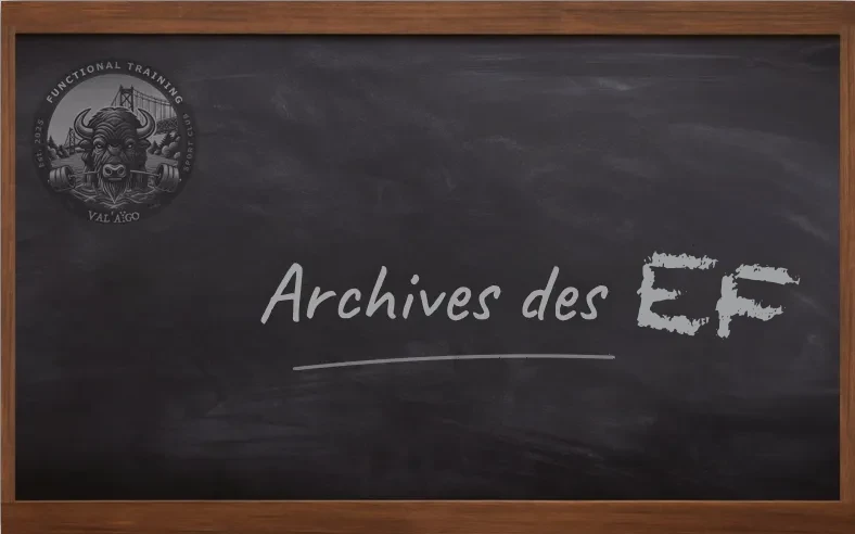 Tableau noir — archives des EF